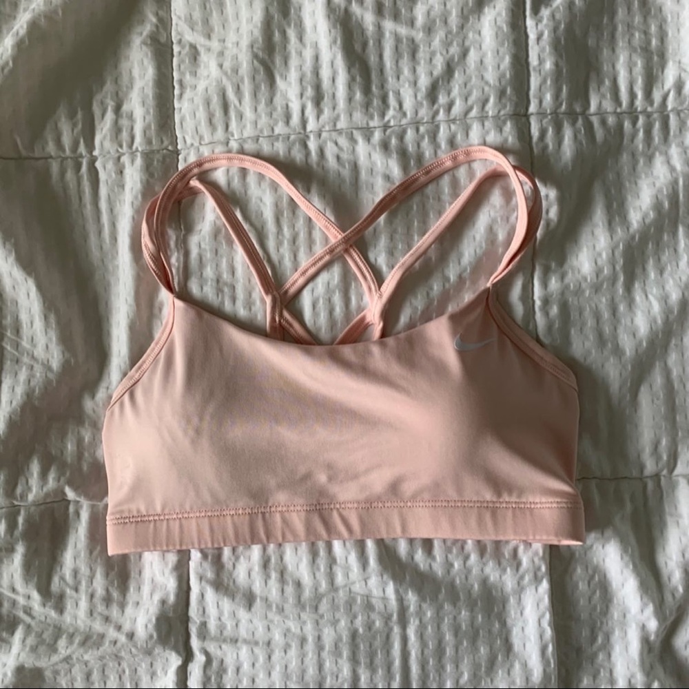 Light Pink Nike Sports Bra